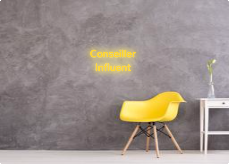 Custom order: Conseiller
Influent